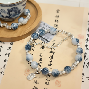 Bracciali a Polsino in Acciaio Inossidabile con Cristalli alla Moda per Donne, Vendita all'Ingrosso di Gioielli con Perle - Product Image 3