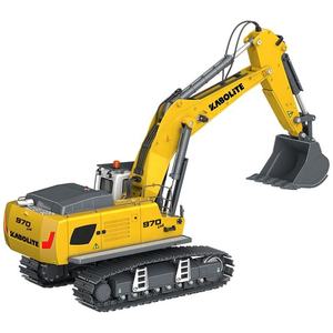 Modello di Escavatore Kabolite K5901 in Scala 1/18 Interamente in Metallo, Ruspa RC in Lega a 24 Canali con Luci e Suoni da Veicolo da Cantiere, Caricabatterie Incluso - Product Image 4