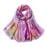 Vente en gros Foulard Hijab Tie-Dye Long imprimé, doux au toucher, pour femmes, tendance Automne Hiver