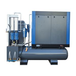 휴대용 산업용 컴프레서 220V 단상 스크류 에어 컴프레서 7.5kW 10HP 소형 저소음 드라이어 및 탱크 포함 CE 인증 자동차용 - Product Image 6