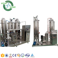 Qualité de fabrication professionnelle garantie ensemble complet industriel A à Z machine de remplissage de boissons froides de bouteilles en verre PET