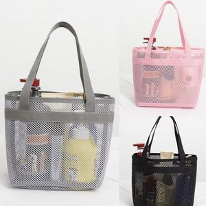 <b>Large</b> Travel <b>Bag</b> Organization Storage <b>Bag</b> Reusable Eco Clothing Portable Outdoor <b>Beach</b> Mesh Pouch Bathroom Wash <b>Bag</b> - Product Image 2