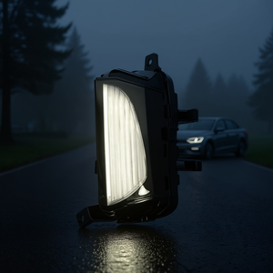 Faro Fendinebbia LED per Jetta 2022-2023, Lampada di Guida Sostitutiva 12V, Nuovo Sistema di Illuminazione Auto, Alloggiamento Nero con Lente Trasparente, Installazione Diretta - Product Image 2