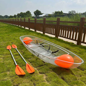 Nuevo diseño de cristal doble Kayak transparente <span class=keywords><strong>canoa</strong></span> barco 2 personas Kayaks transparentes para <span class=keywords><strong>alquiler</strong></span> de Kayak de playa - Product Image 3