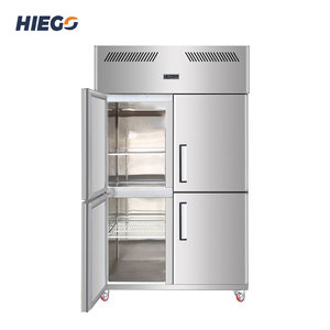 Congélateurs verticaux pour cuisine commerciale à 4 portes, réfrigérateur de grande capacité, équipement - Product Image 1