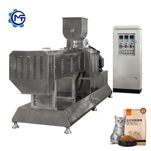 เครื่องผลิตอาหารสัตว์เลี้ยงแบบอัตโนมัติสำหรับแมวและสุนัขที่มีไขมันสูง พร้อมระบบควบคุม PLC ผลิตจากสแตนเลส 304 ให้ผลผลิตสูง - Product Image 2