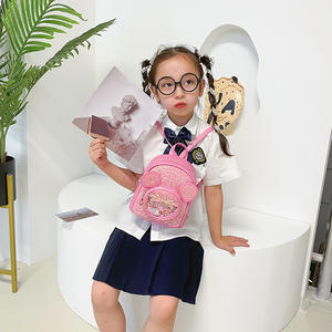 Mochilas Escolares Brillantes de Moda con Dibujos Animados de <span class=keywords><strong>Minnie</strong></span> y Mickey, de Gran Capacidad, de Cuero, Impermeables, para Viajes, para Niños - Product Image 4