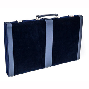 Set da <span class=keywords><strong>Backgammon</strong></span> Economico con Tavola <span class=keywords><strong>in</strong></span> <span class=keywords><strong>Legno</strong></span> Blu Scuro per Intrattenimento e Feste - Product Image 5