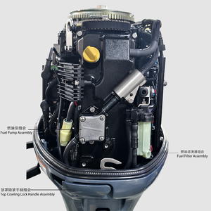 Motor fueraborda 60HP EFI Motor de 4 tiempos de bajo consumo de combustible para uso marino profesional - Product Image 3