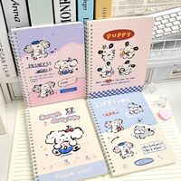 Cahiers à spirales A5 avec couvertures colorées et motifs esthétiques mignons pour les commandes en gros
