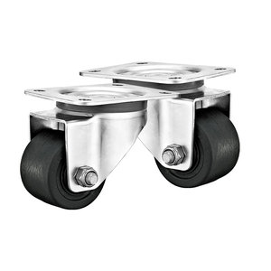 Rodízio de Aço Inoxidável SUS304 de 3'' para Uso Pesado, Centro de Gravidade Baixo, Roda de PA/<span class=keywords><strong>Nylon</strong></span> de 52mm, Antirrust para Equipamentos Industriais - Product Image 3