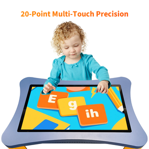 ปลอดภัยสำหรับเด็ก 360 °   โต๊ะปรับระดับความสูงแบบหมุนได้ด้วยมือ พร้อมจอแสดงผล 4K สำหรับโรงเรียนอนุบาล ห้องสมุด และการเรียนรู้ <span class=keywords><strong>STEAM</strong></span> - Product Image 3