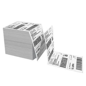 High quality 4X6 Blank Sticker Direct Printing Thermal Shipping Mark Labels