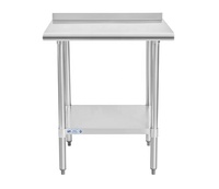 Aanpasbare Roestvrijstalen Prep Werktafel Met Ronde Randen Voor Cateringkeuken Groothandel Voor Hotels En Restaurants