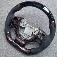 Volant en fibre de carbone forgé avec LED pour Lexus RC F RC350 RC300 RC200t ISF IS350 IS300 IS250 IS200t NX300h GS350 GS F