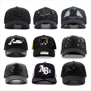 Gorra de béisbol de gamuza personalizada de 5 paneles con forro de satén, diseño GRAFFITI, con logo de demonio, para mascotas y humanos - Product Image 4