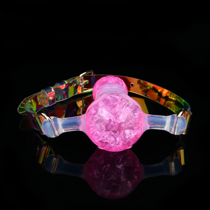 CF-K9172 Accessoires de bondage buccal en silicone, <span class=keywords><strong>boule</strong></span> de gag, jouets érotiques, jeux de contrainte pour adultes, jouets sexuels à bouche ouverte pour femmes et hommes - Product Image 4