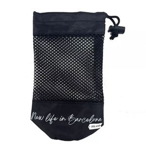 Promotional Small Mesh Drawstring Pouch <b>Bag</b> PP Mesh Drawstring <b>Bag</b> for Gift Black High Quality Net Mesh <b>String</b> <b>Bag</b> with Logo - Product Image 5