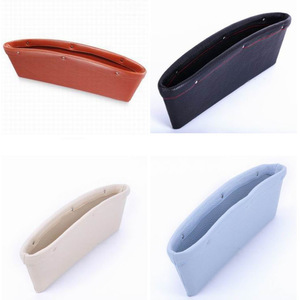 Boîte de rangement en cuir pour voiture, organiseur pour l'espace entre les sièges, clip organisateur d'objets pour voiture - Product Image 2