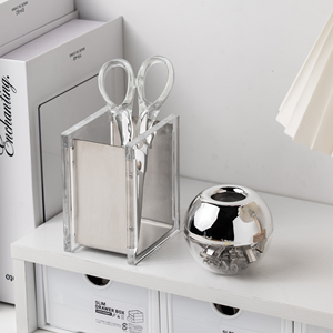 <span class=keywords><strong>Set</strong></span> da Scrivania in Acrilico Arcobaleno Colorato, Durevole e Alla Moda, <span class=keywords><strong>Set</strong></span> di Cancelleria per Ufficio con Graffettatrice, Portapenne e Dispenser per Nastro Adesivo per Bambini - Product Image 5