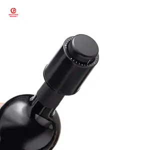 سدادة مفرغة شفط الهواء للنبيذ مخصصة من الفلين تصميم خاص سدادة مخصصة لنبيذ الشمبانيا