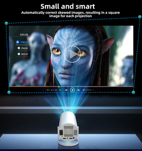 Mini Proyector Inteligente WiFi Android 11 130 ANSI, Proyector de Teléfono para Cine en Casa, Proyector de Video LED Portátil 3D, Venta al por Mayor - Product Image 1