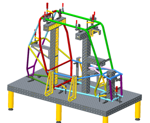 Sanwzb, Китай, высокое качество, 2D сварочная настольная пластина, 3d металлический сварочный стол с приспособлениями для сварки - Product Image 3