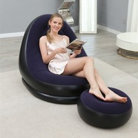 Fauteuil gonflable IStapromo Gifts, canapé paresseux en PVC + flocage, pour chambre, maison, loisirs, canapé portable d'extérieur