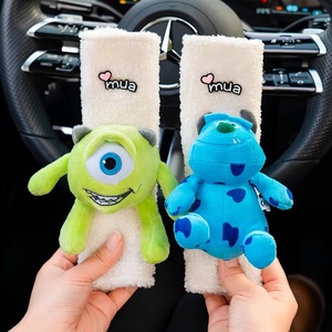 Protector de Cinturón de Seguridad para Asiento de <span class=keywords><strong>Coche</strong></span>, Diseño de Peluche de Conejo y Oso, para Mujer, Accesorios Interiores Decorativos - Product Image 3