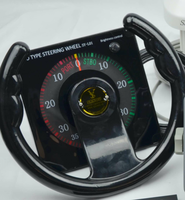 Volant de direction en aluminium en forme de U SY-L01 pour bateau