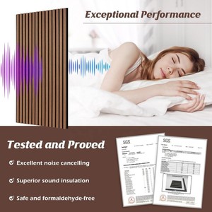 Paneles Acústicos de Madera Natural Ahumada Oscura para Interiores, Absorbentes de Sonido, 2400*600mm, Akupanels con Ventaja Acústica - Product Image 2