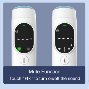Termometer inframerah dahi Digital, disetujui CE 510K, termometer Bluetooth rumah tangga non-kontak untuk bayi elektrik - Product Image 5