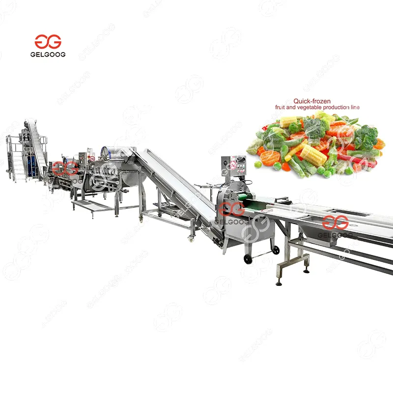 Gg-3000 iqf dây chuyền chế biến trái cây đông lạnh thiết bị trái cây đông lạnh máy rau quả