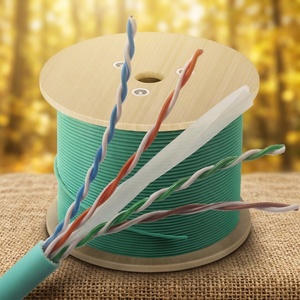 Cavo <span class=keywords><strong>Cat</strong></span> <span class=keywords><strong>6a</strong></span> 650MHz 10G 23AWG 0.56mm 4 Coppie Rame Nudo Isolante FPE Non Schermato UTP Cat6a per Esterni PVC CMP CMR CM PE LSZH - Product Image 6