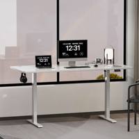 Bureau d'ordinateur électrique réglable en hauteur assis debout bureau en métal ergonomique jeu travail bureau Table mobilier de bureau à domicile