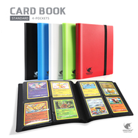CB002 Classeur de cartes à collectionner personnalisé à 4 pochettes, classeur de protection Magic, fabriqué en PP, impression par gravure