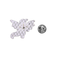 Broche en émail Dragon squelette gothique volant, style horrifique sombre, accessoire métallique pour sac et vêtements