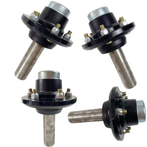 Essieu à patins pour <span class=keywords><strong>remorque</strong></span> <span class=keywords><strong>agricole</strong></span>, <span class=keywords><strong>remorque</strong></span> de ferme, <span class=keywords><strong>remorque</strong></span> légère, 5 goujons, 6 goujons - Product Image 6