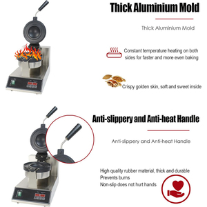 Máquinas para Hacer Paninis Tipo Disco Volador para Uso Comercial en Restaurantes de Hamburguesas, Prensa para Pan UFO para Pequeños Negocios - Product Image 3