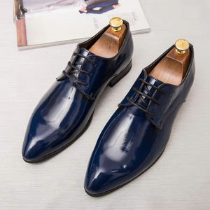 Zapatos Oxford de Cuero Genuino para Hombre, Estilo Italiano de Alta Gama, Hechos a Mano, para Boda, con Cierre Deslizante, Otoño, Ligeros, Bordados, Camuflaje - Product Image 4