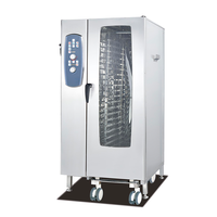 Ration Combi Steamer eléctrico comercial de acero inoxidable Combi Horno de convección tostadora 20 bandejas para la venta