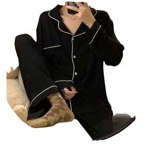 2024 di abbigliamento Casual da <span class=keywords><strong>donna</strong></span> diretto in fabbrica Set di abiti da casa Super morbido <span class=keywords><strong>peluche</strong></span> a maniche lunghe <span class=keywords><strong>pigiama</strong></span> sottile comodo orso ispirato a Internet - Product Image 1