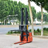 Chariot élévateur électrique Beiqiang CDD20 de 1,5 tonne, levée de 5,5 m, batterie plomb-acide 48V/32AH, pneus pleins, déplaceur latéral hydraulique, trois étages