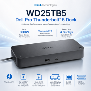   Station d'accueil Pro <span class=keywords><strong>Thunderbolt</strong></span> 5 WD25TB5 avec station d'accueil 300W pour 80 Gbps 240W PD - Product Image 1