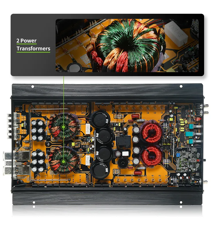 Teampie Tp-2000.1D 2000 Watt 1 Kanaal Marine/Boot Versterker Amp Met Afstandsbediening Korea Auto Versterker