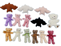 Peluche Ours en Peluche pour Enfants avec Chapeau de Docteur, Idéale comme Cadeau d'Anniversaire, en Polyester, Coton PP et Maille Brodé, Anti-Stress