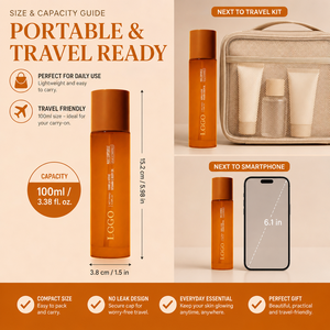 Huile corporelle hydratante et nourrissante à la vitamine C pure à 100 % pressée à froid, parfum vanille, pour peaux sèches, marque privée, cosmétiques OEM/ODM - Product Image 5