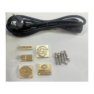 Sunmax bánh mì ctomus văn bản logo máy cầm tay Hàn Logo stamper dừa da nóng Lá Nhiệt niêm phong tem bánh mì - Product Image 3