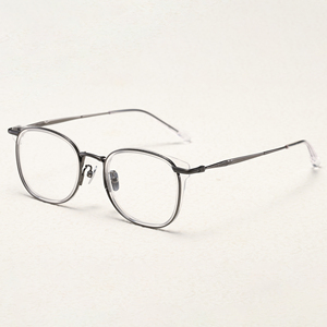 Figroad metal de diseño italiano de alta calidad combinado con gafas ópticas de acetato montura gafas de diseñador diseño de moda - Product Image 2