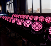 UNOXINE - Cabeza Móvil LED RGBW de 15 W/60 W con Control DMX512, IP33, para Aplicaciones de Discoteca